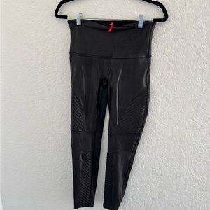 SPANX® Faux Moto Legging size XL